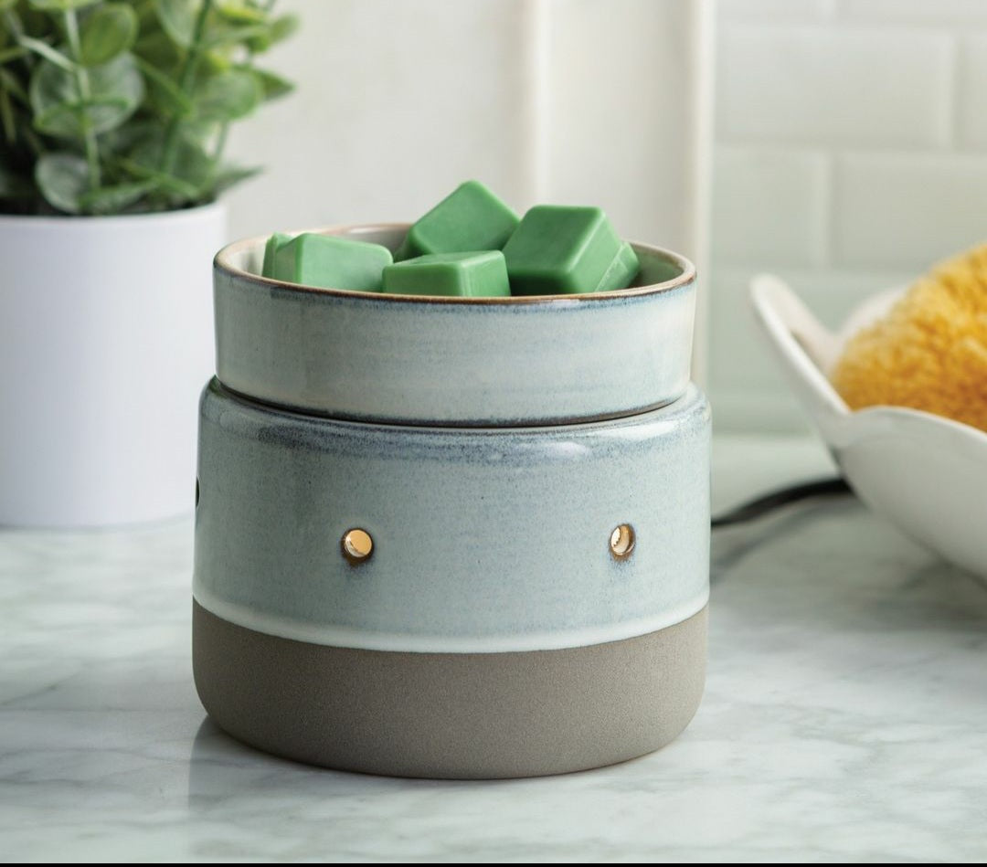 Blue & Grey Candle Warmer