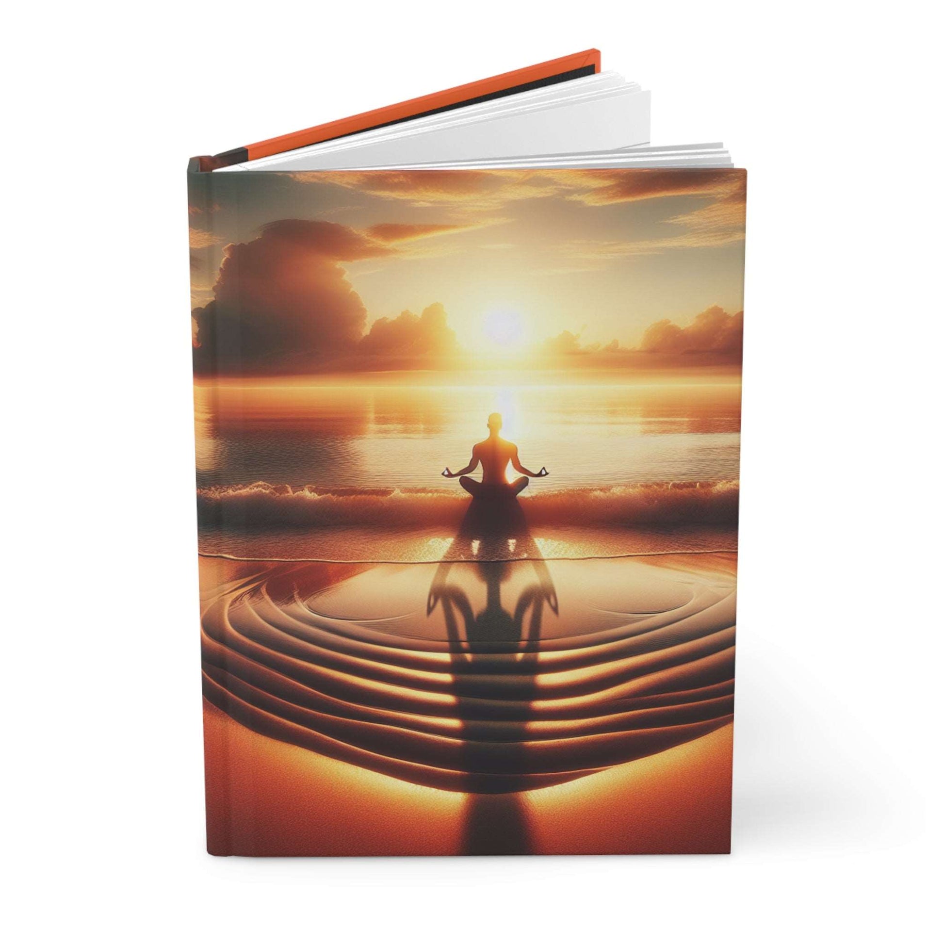 Sunset Serenity Hardcover Journal - Mindfulness & Meditation