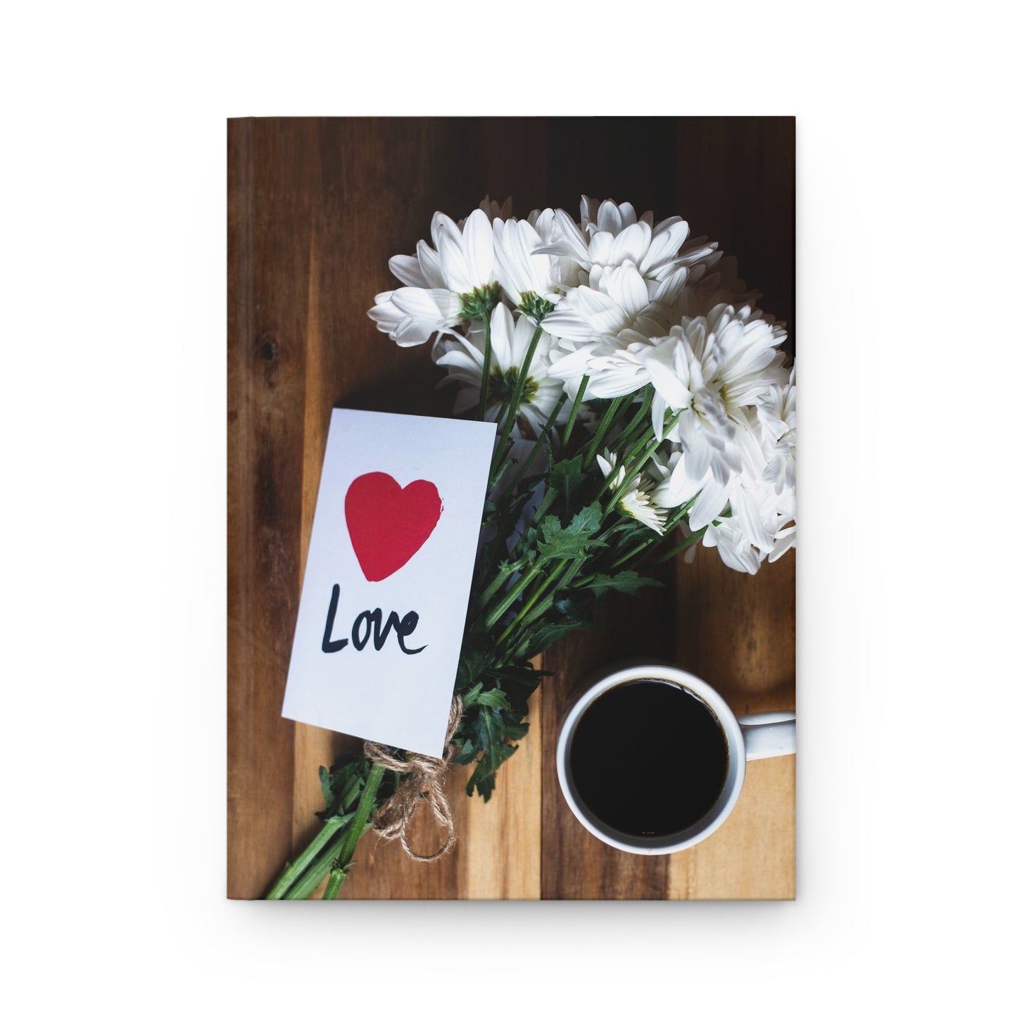 Love-Themed Hardcover Journal for Personal Reflection and Gift Giving