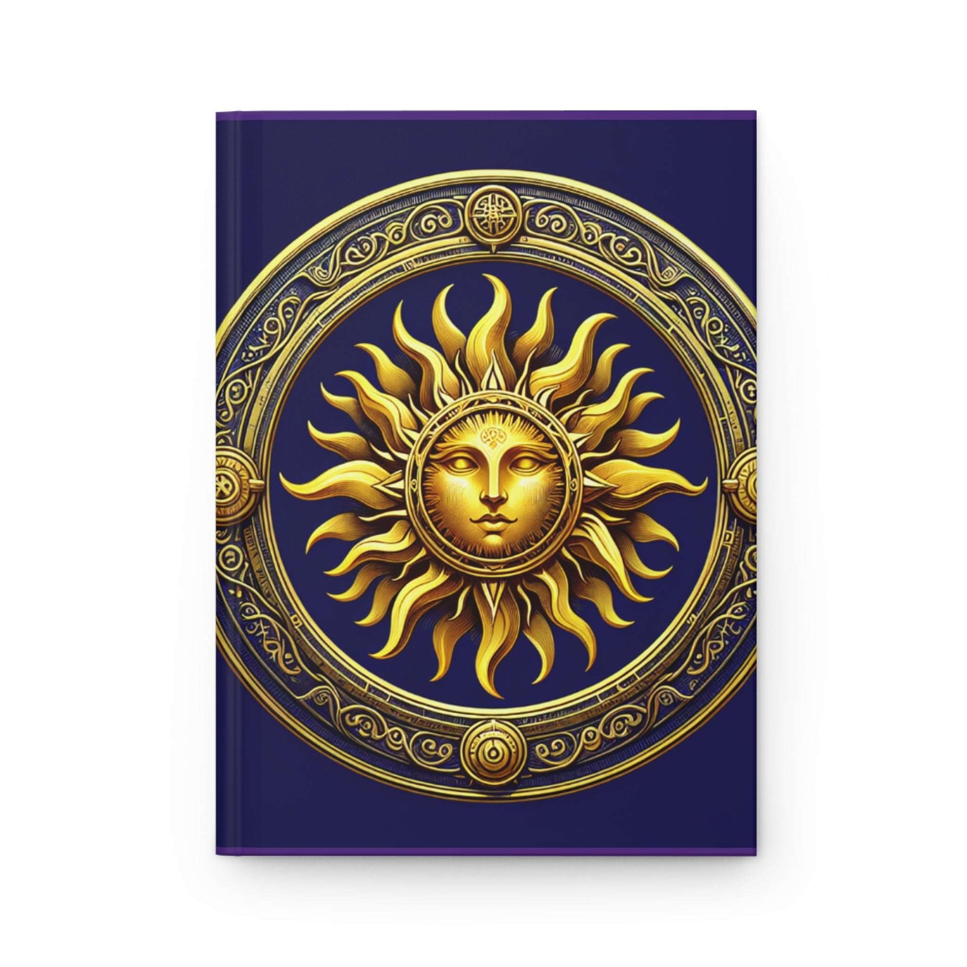 Celestial Sun Hardcover Journal - Matte Finish, Perfect for Writing & Inspiration