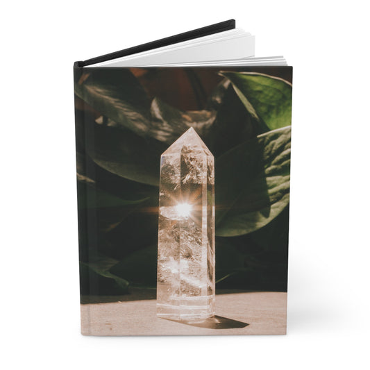 Crystal Reflection Hardcover Journal - Matte Finish for Inspiration and Creativity