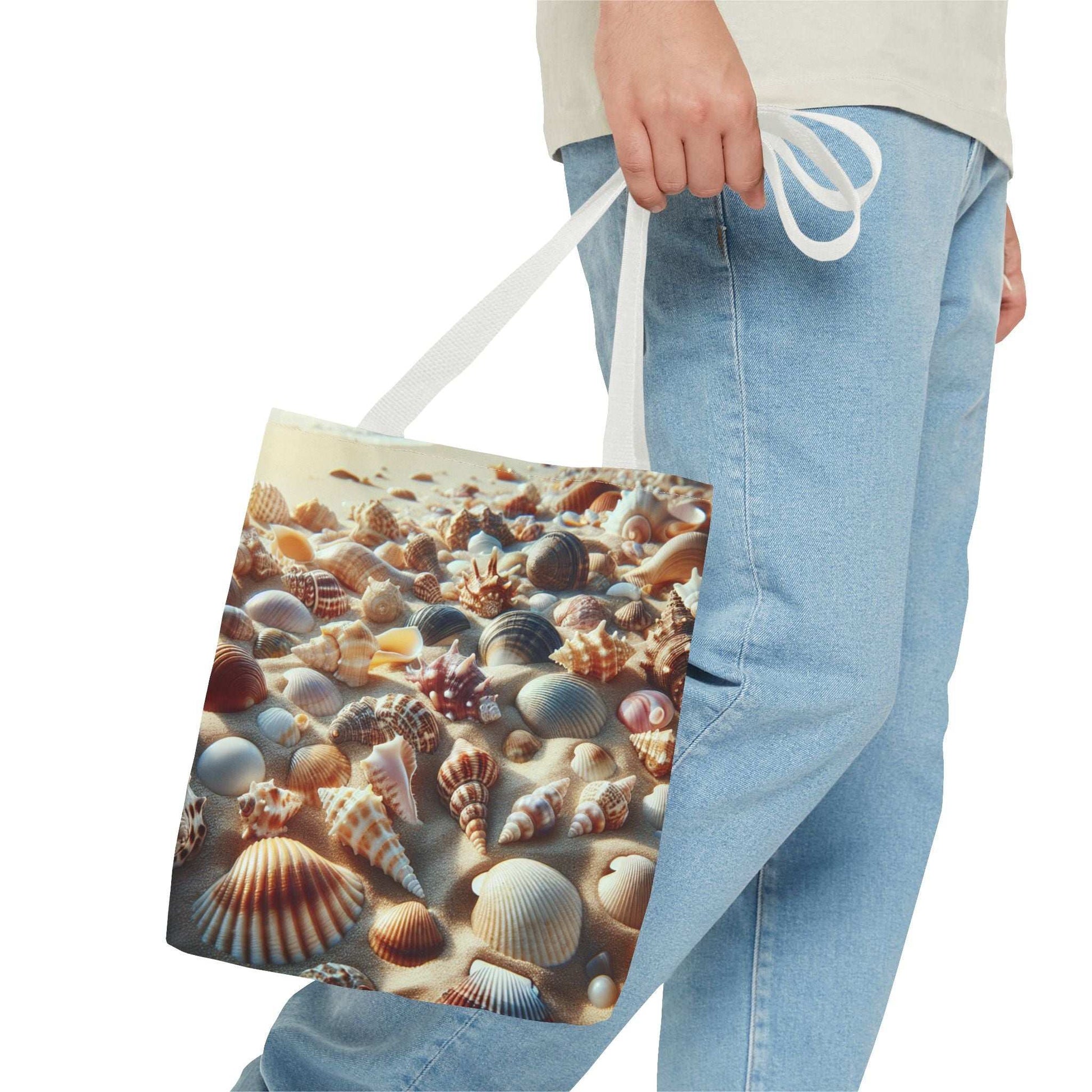 Beach Shells Tote Bag – Ocean-Inspired Canvas Bag for Summer Adventures