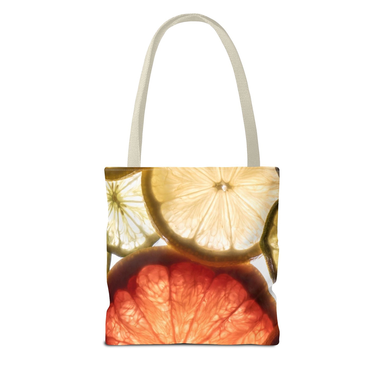 Colorful Citrus Fruits Tote Bag - Eco-Friendly Shopping Tote for Fruit Lovers