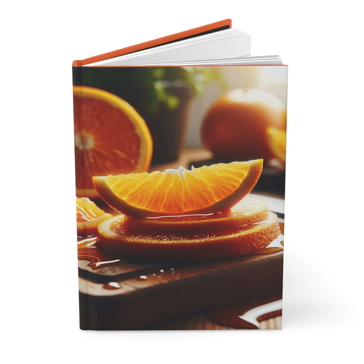 Citrus Slice Hardcover Journal - Bright and Fresh for Creative Minds