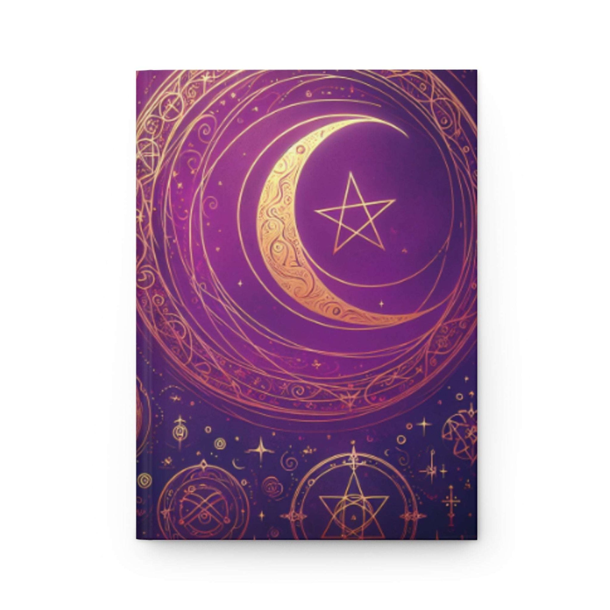 Mystical Moon and Stars Hardcover Journal – Perfect for Dreamers and Creatives