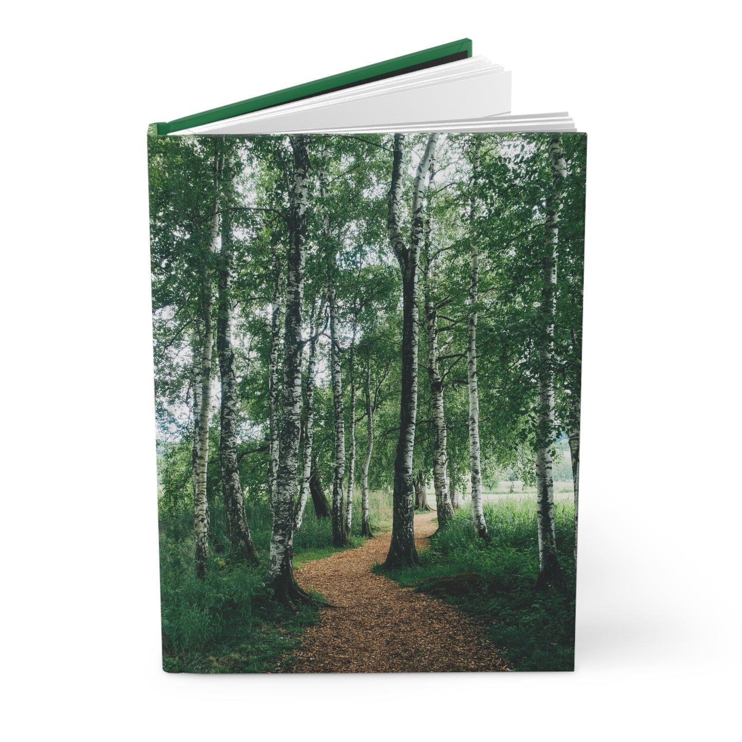 Serene Forest Hardcover Journal - Nature-Inspired Matte Finish for Journaling and Reflection