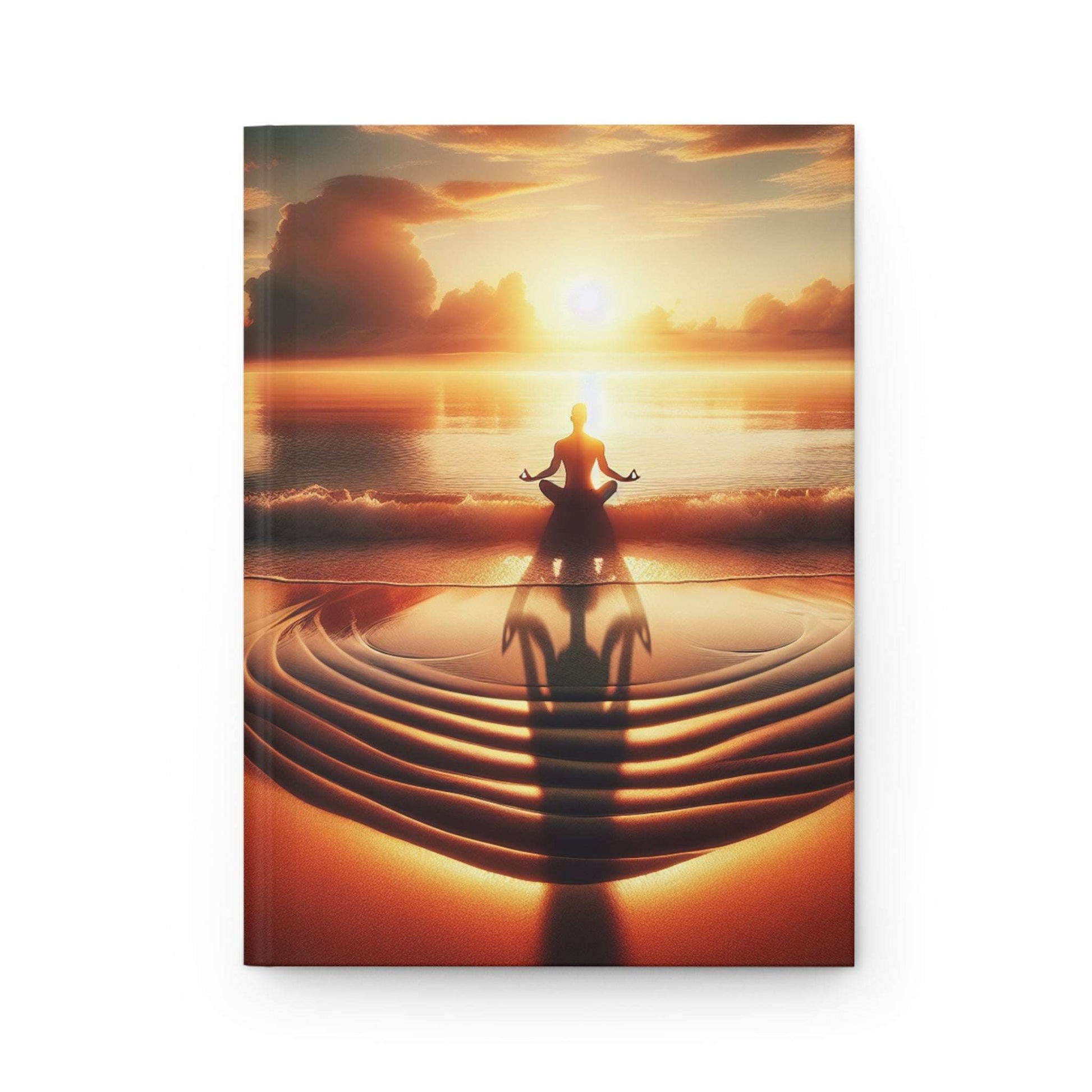 Sunset Serenity Hardcover Journal - Mindfulness & Meditation