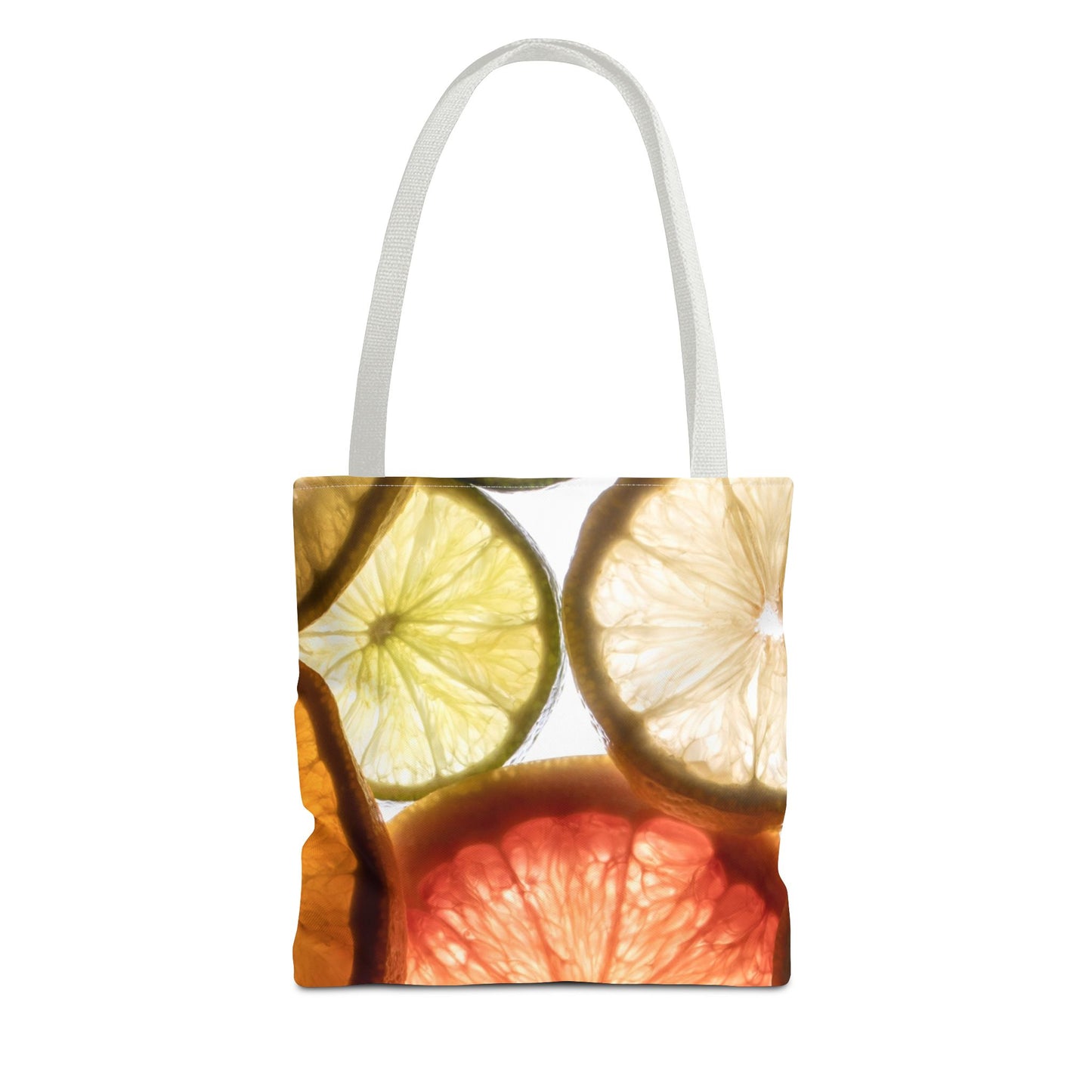 Colorful Citrus Fruits Tote Bag - Eco-Friendly Shopping Tote for Fruit Lovers