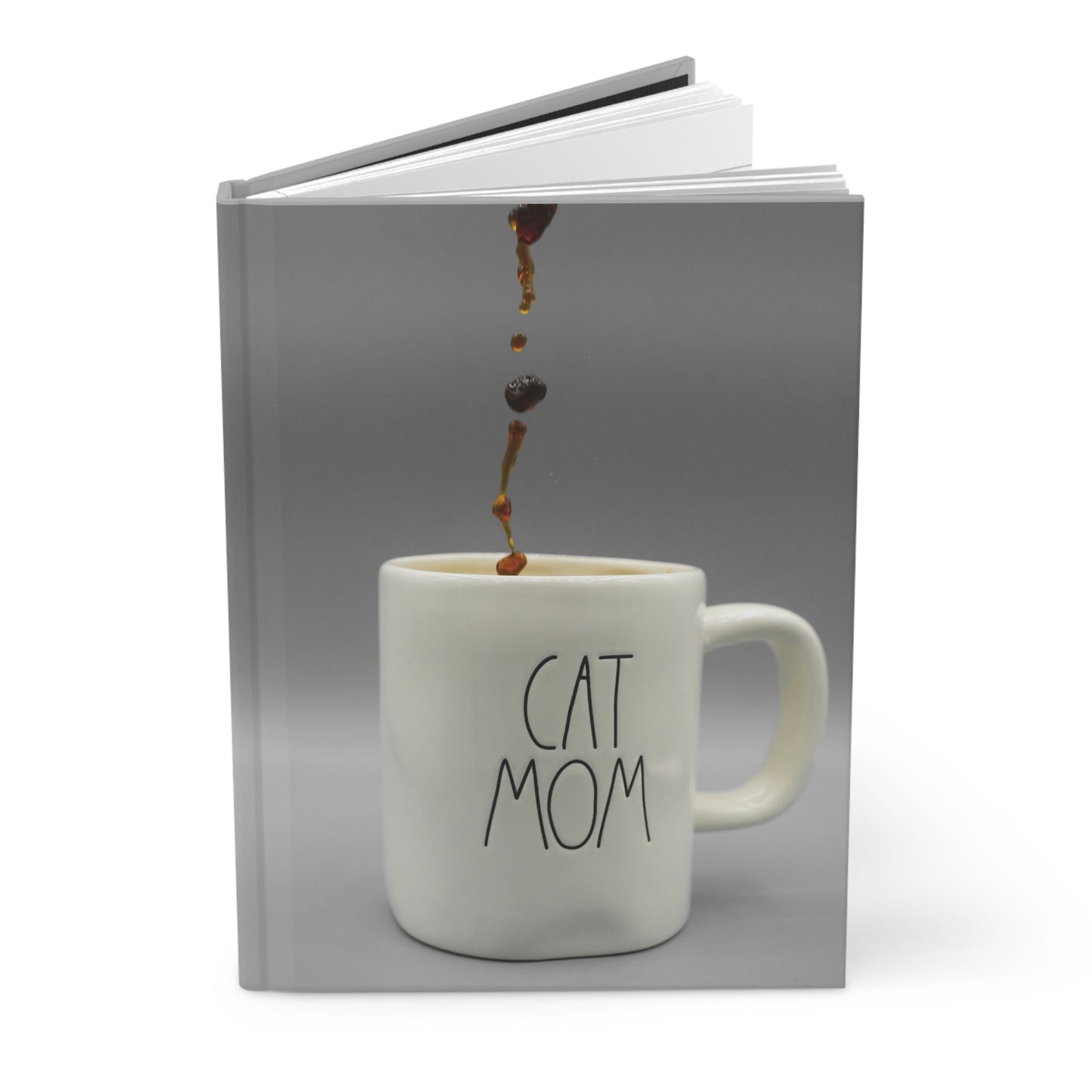 Cat Mom Hardcover Journal - Perfect Gift for Cat Lovers