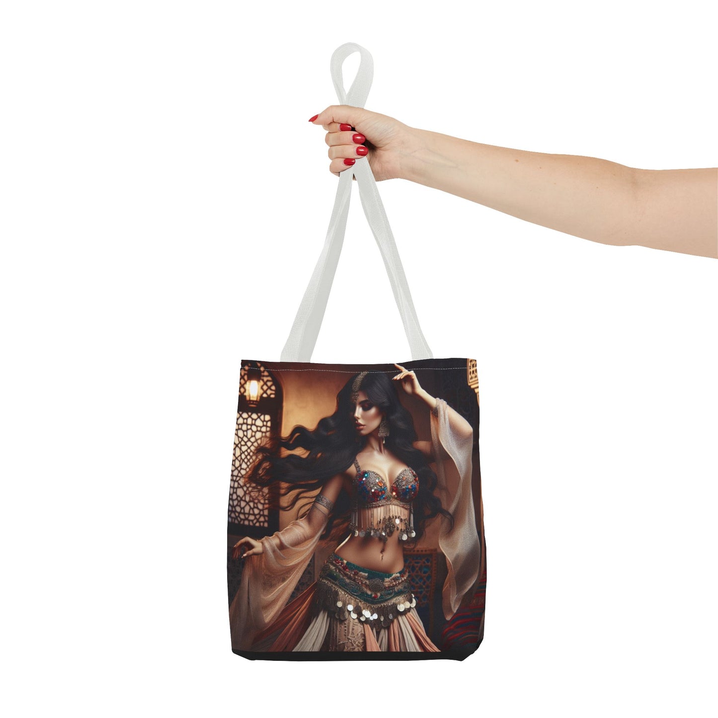 Bohemian Belly Dance Tote Bag - Stylish and Artistic Carryall for Festival Lovers