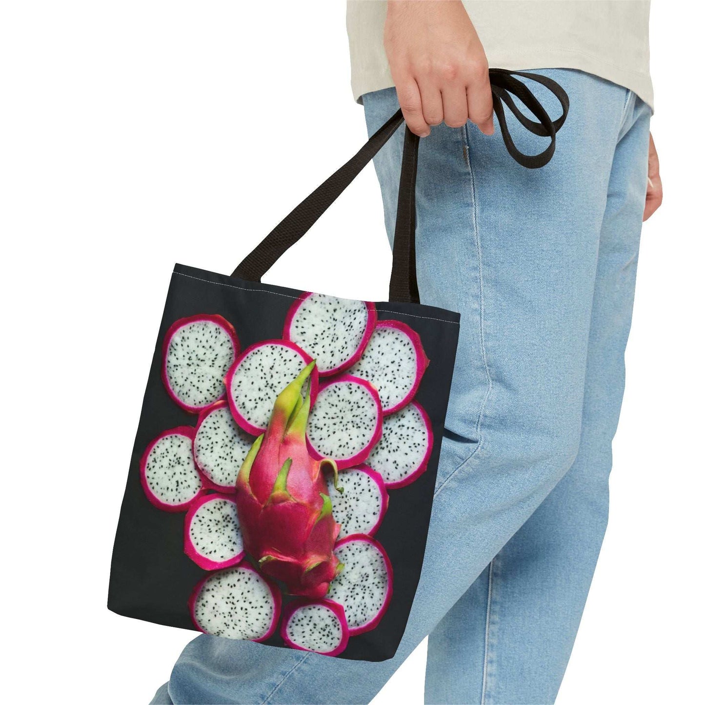 Vibrant Dragon Fruit Tote Bag | Eco-Friendly Shopping Bag