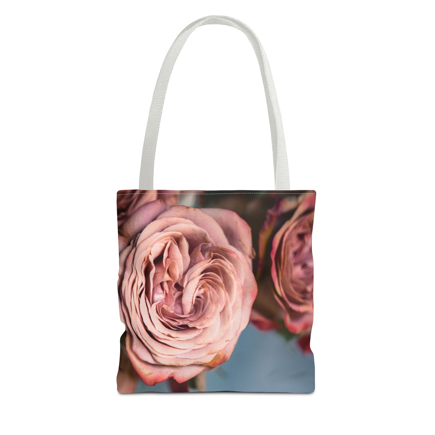 Elegant Floral Tote Bag - Vintage Rose Design for Everyday Use