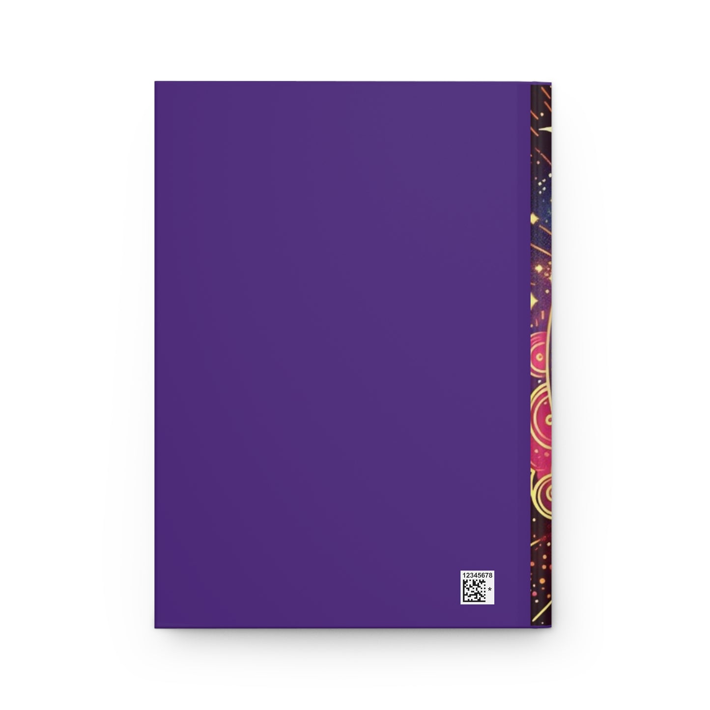 Cosmic Aries Hardcover Journal - Vibrant Zodiac Design