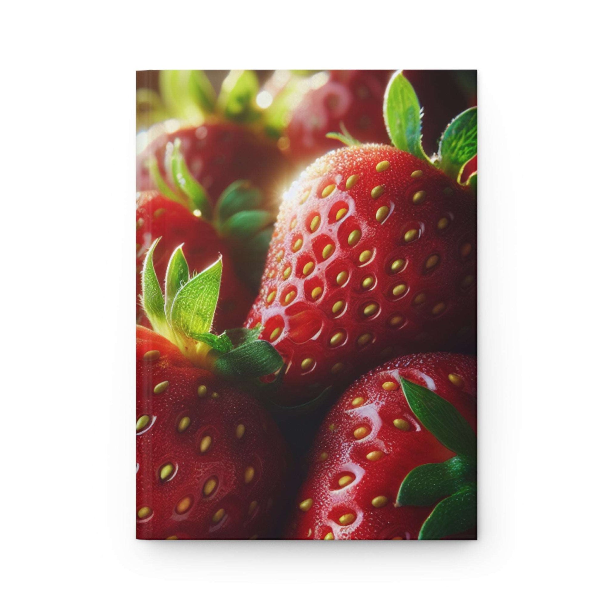 Strawberry Fields Hardcover Journal - Perfect for Nature Lovers and Foodies