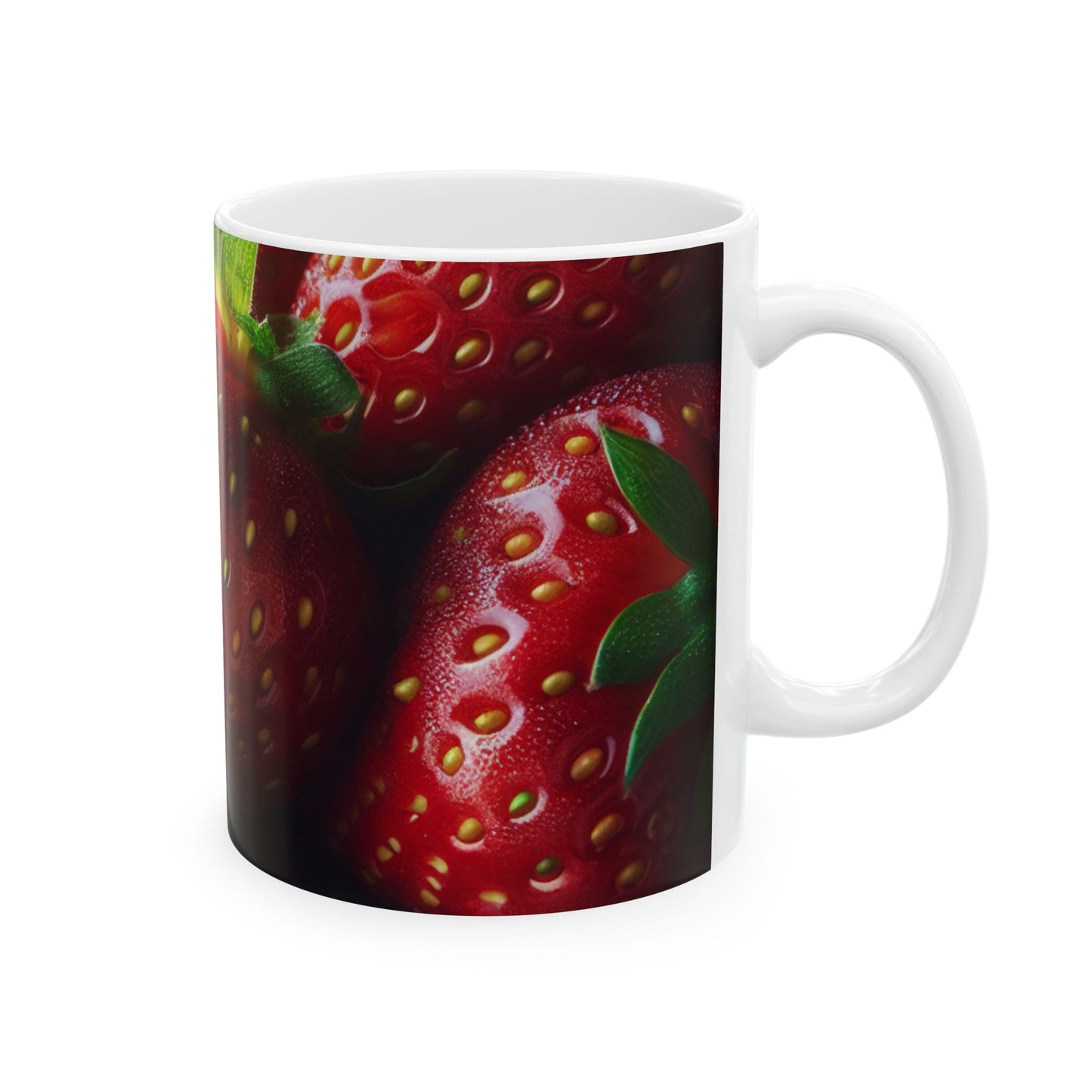 Fresh Strawberry Ceramic Mug - 11oz