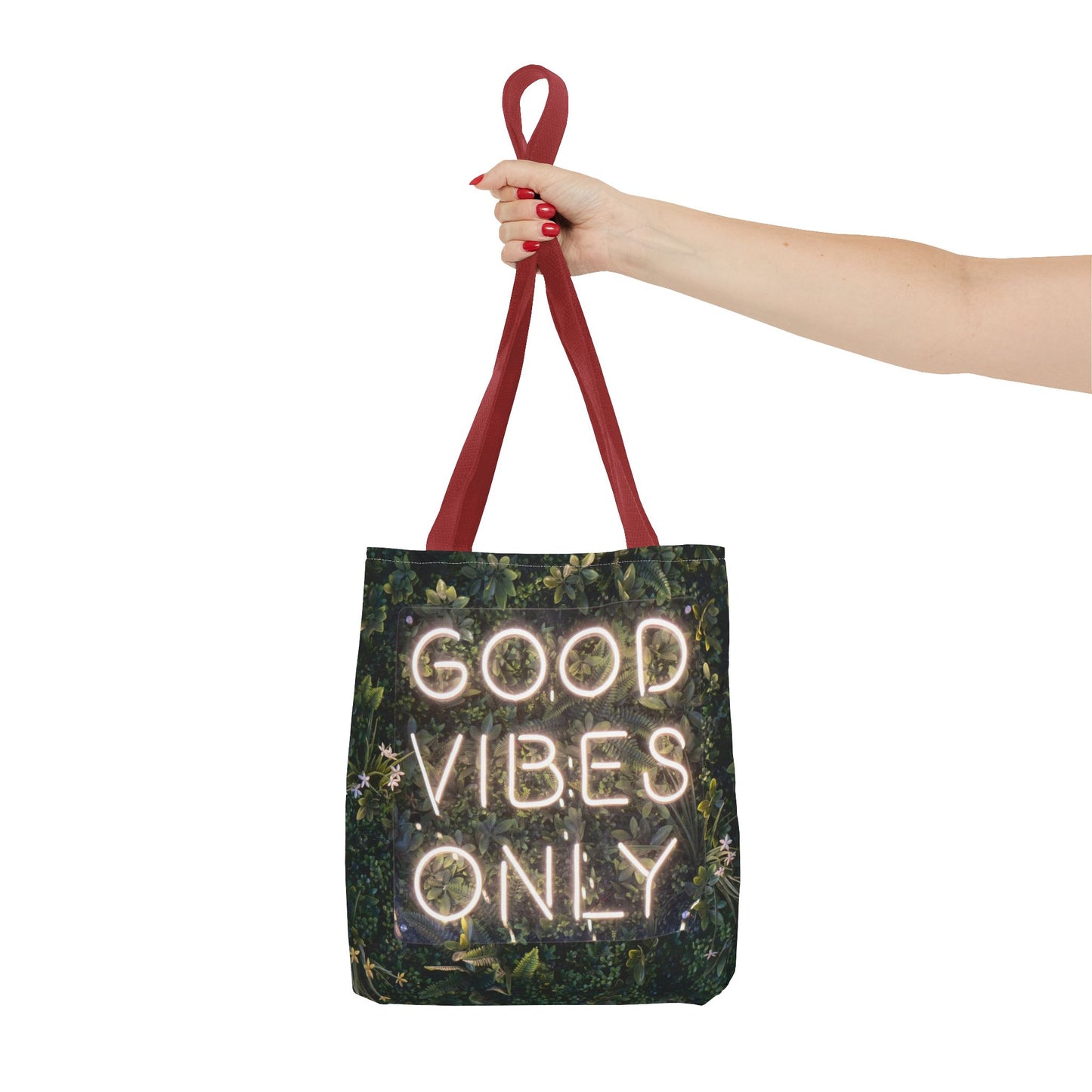 Good Vibes Only Tote Bag - Stylish Eco-Friendly Carryall for Positive Energy