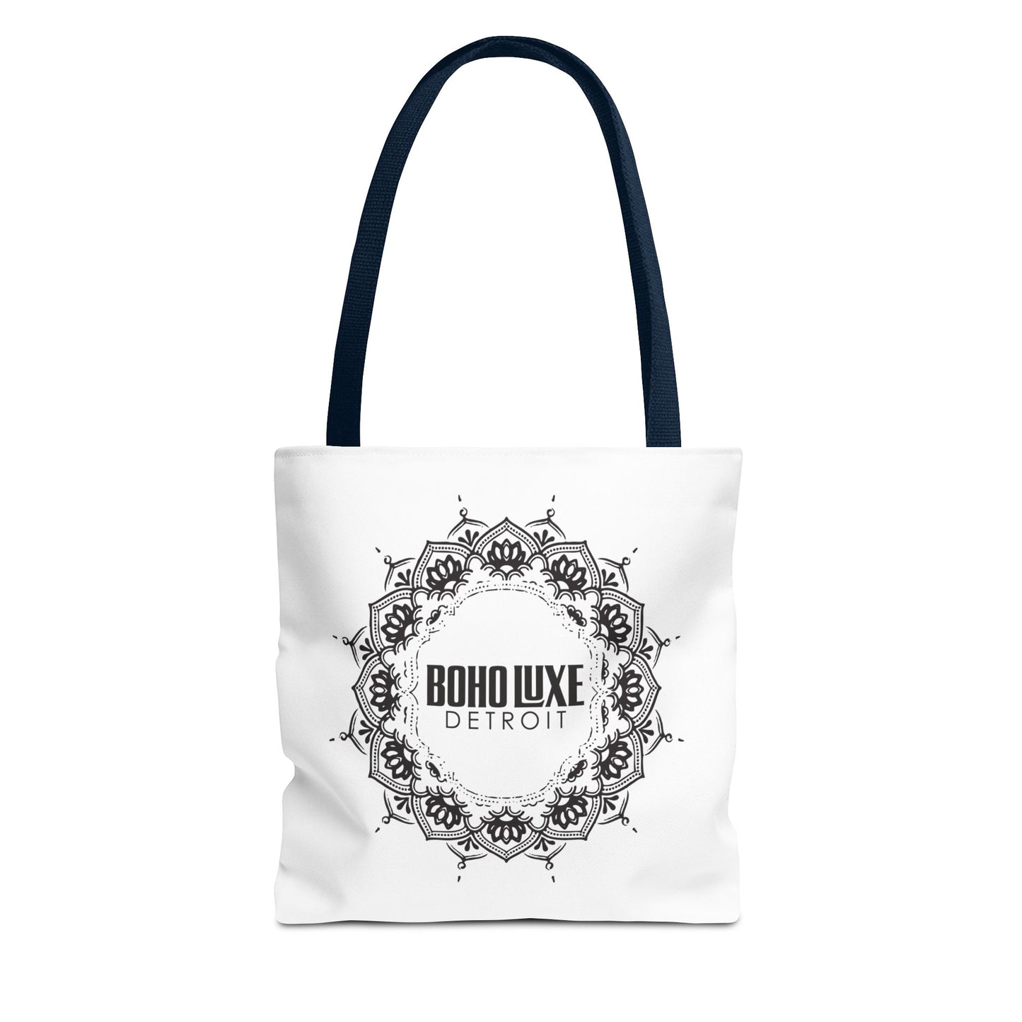 Boho Luxe Tote Bag - Stylish and Eco-Friendly Monochrome Design for Everyday Use