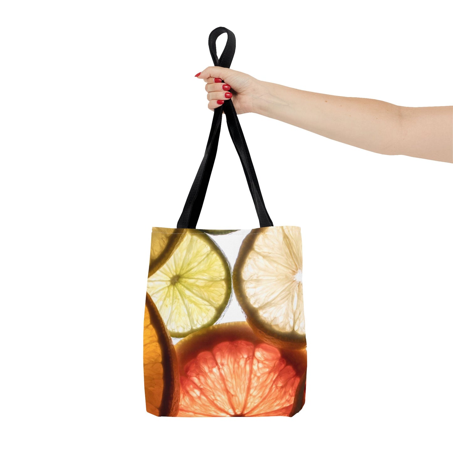 Colorful Citrus Fruits Tote Bag - Eco-Friendly Shopping Tote for Fruit Lovers