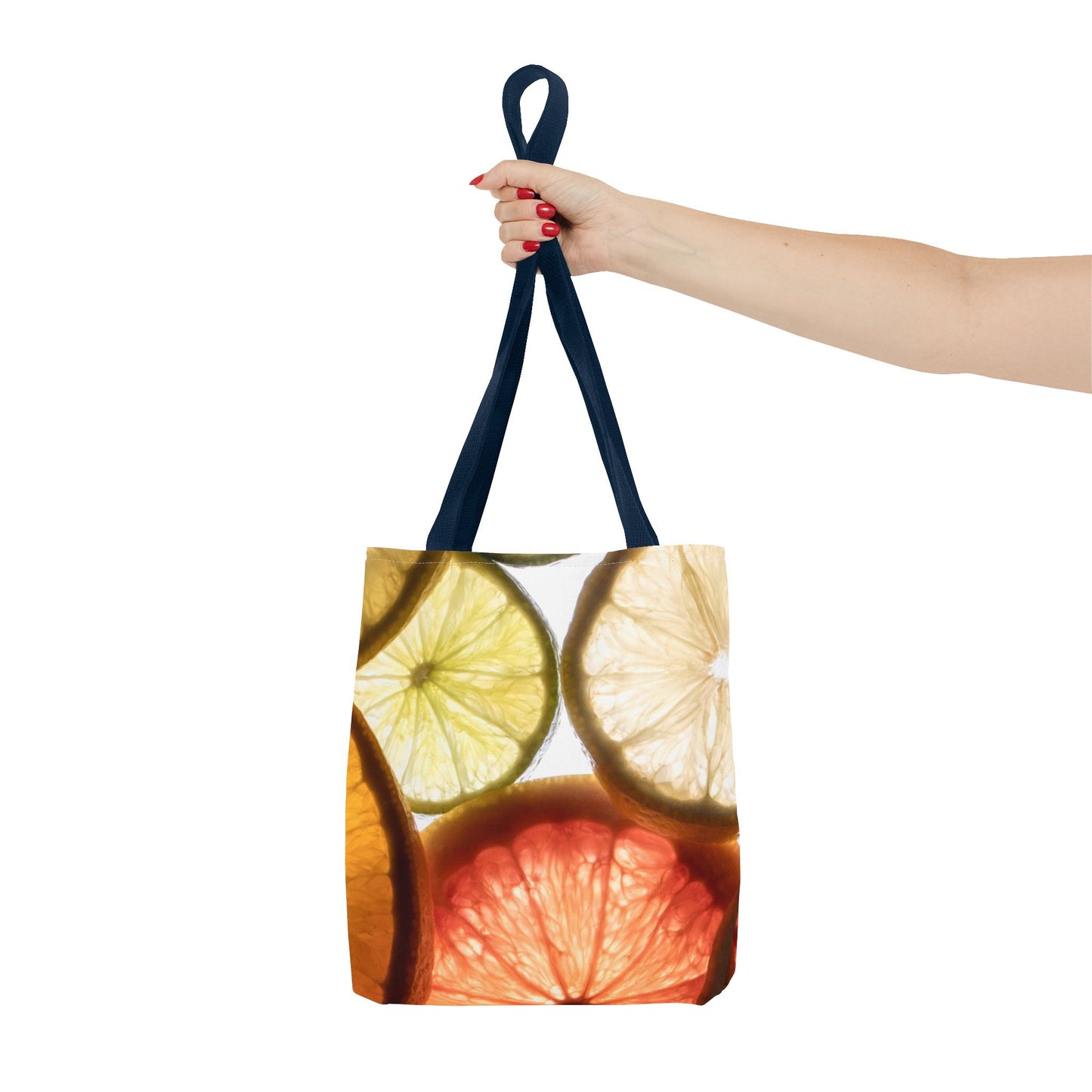 Colorful Citrus Fruits Tote Bag - Eco-Friendly Shopping Tote for Fruit Lovers