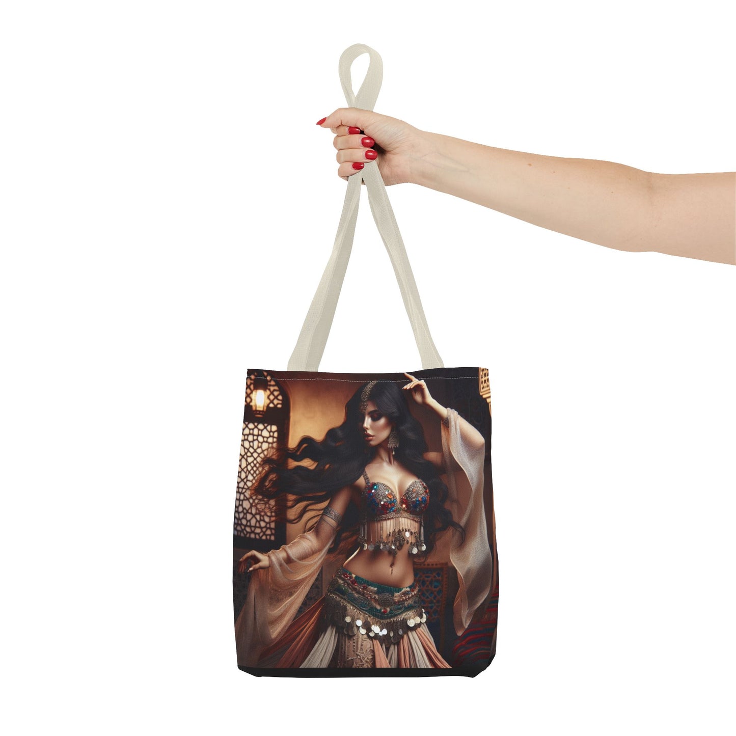 Bohemian Belly Dance Tote Bag - Stylish and Artistic Carryall for Festival Lovers