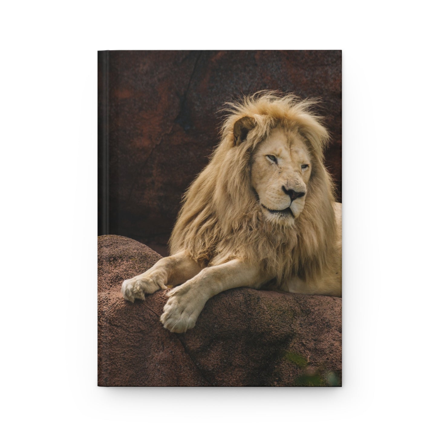 Majestic Lion Hardcover Journal - Inspiring Nature-Inspired Notebook for Wildlife Lovers