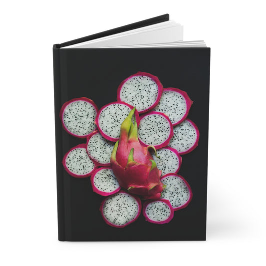 Vibrant Dragon Fruit Hardcover Journal | Stylish Matte Notebook for Creative Minds