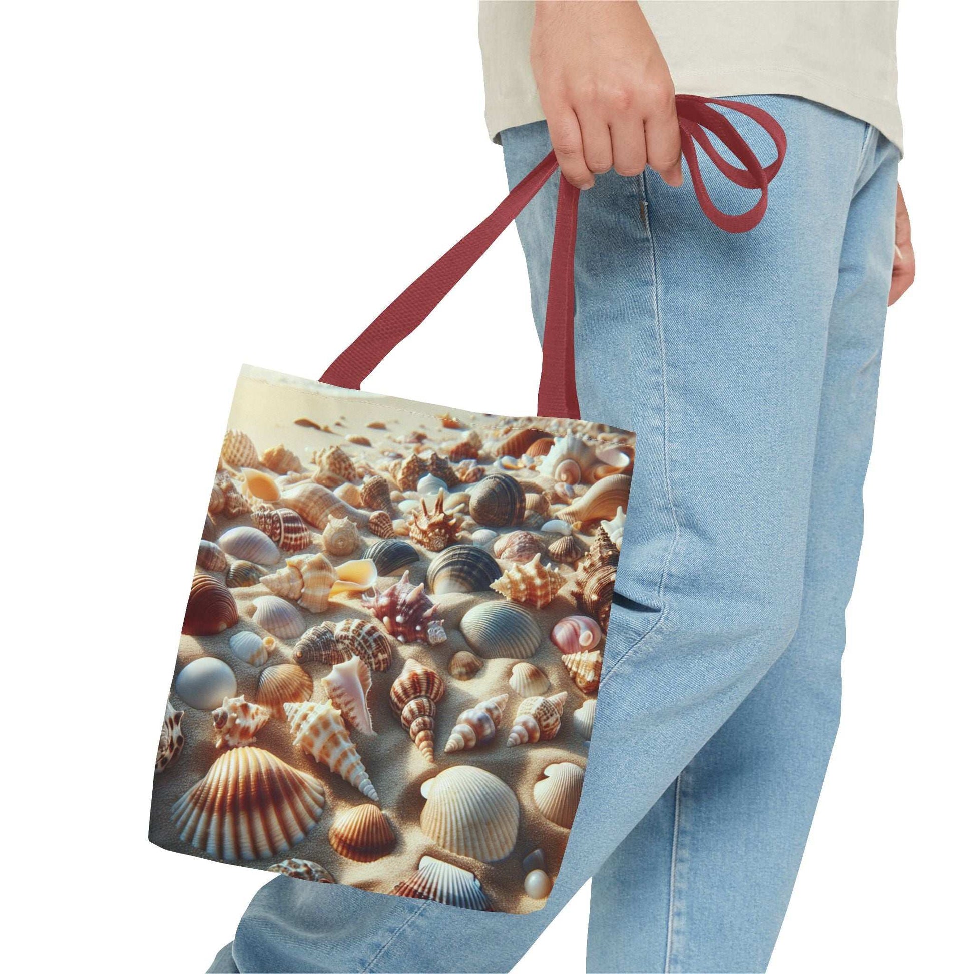 Beach Shells Tote Bag – Ocean-Inspired Canvas Bag for Summer Adventures