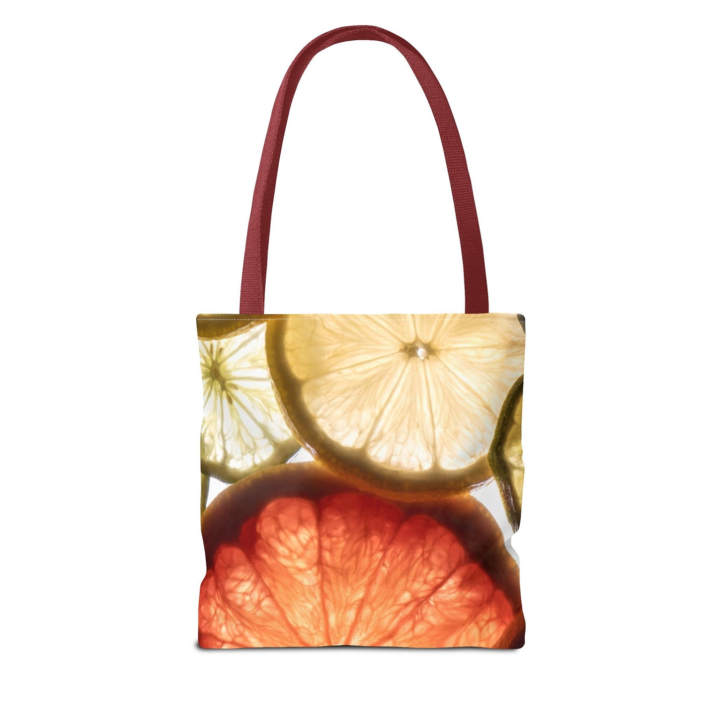 Colorful Citrus Fruits Tote Bag - Eco-Friendly Shopping Tote for Fruit Lovers