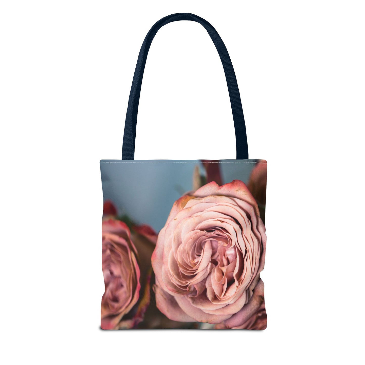 Elegant Floral Tote Bag - Vintage Rose Design for Everyday Use