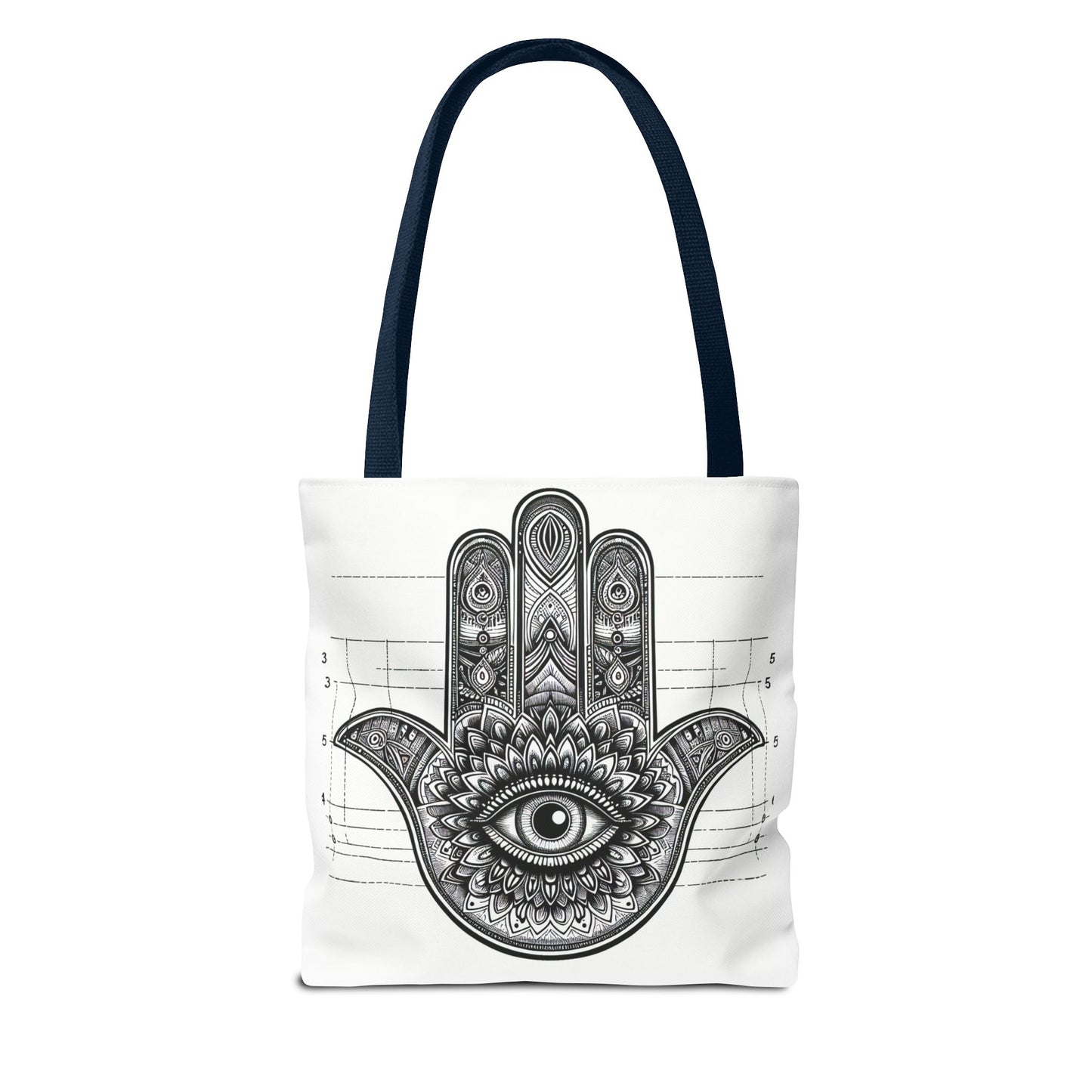 Mystical Boho Hand Tote Bag - Eye Design for Spiritual Travelers