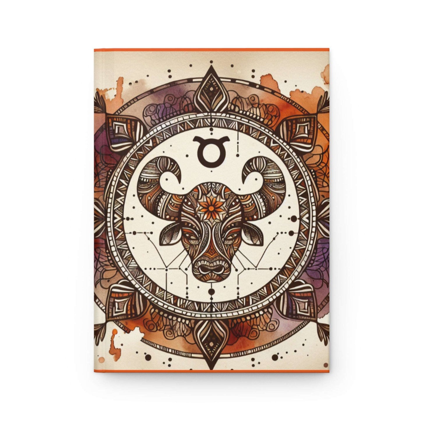 Boho Taurus Hardcover Journal | Matte Finish | Astrology-Inspired Notebook for Mindfulness and Creativity