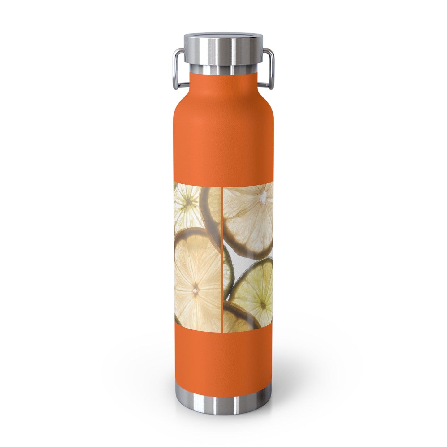 Citrus Slice Copper Insulated Water Bottle - 22oz