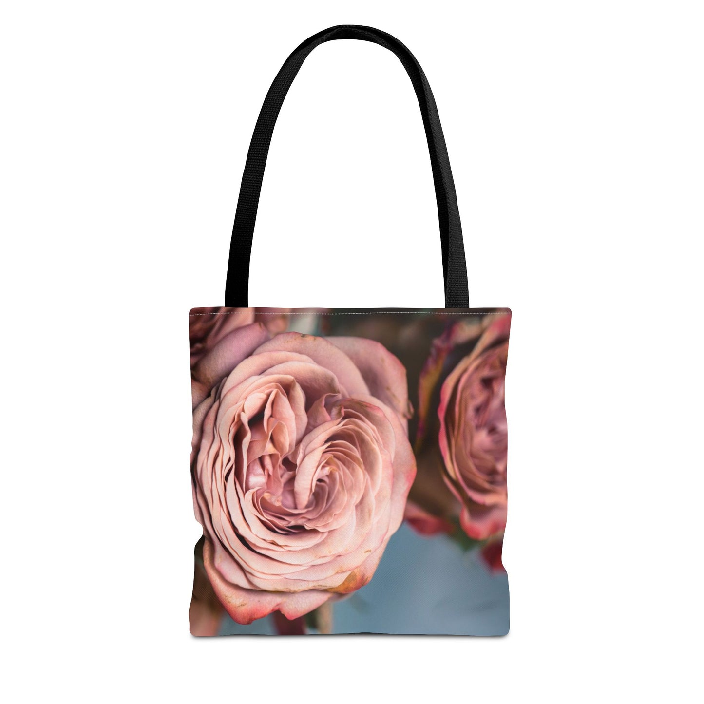 Elegant Floral Tote Bag - Vintage Rose Design for Everyday Use