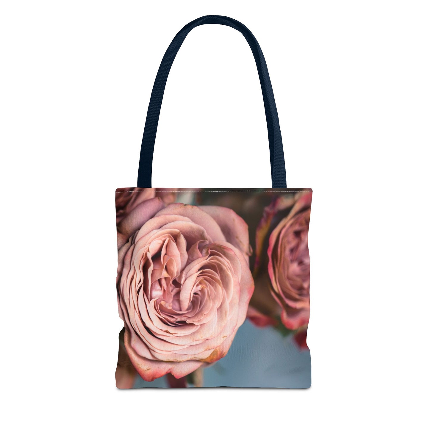 Elegant Floral Tote Bag - Vintage Rose Design for Everyday Use