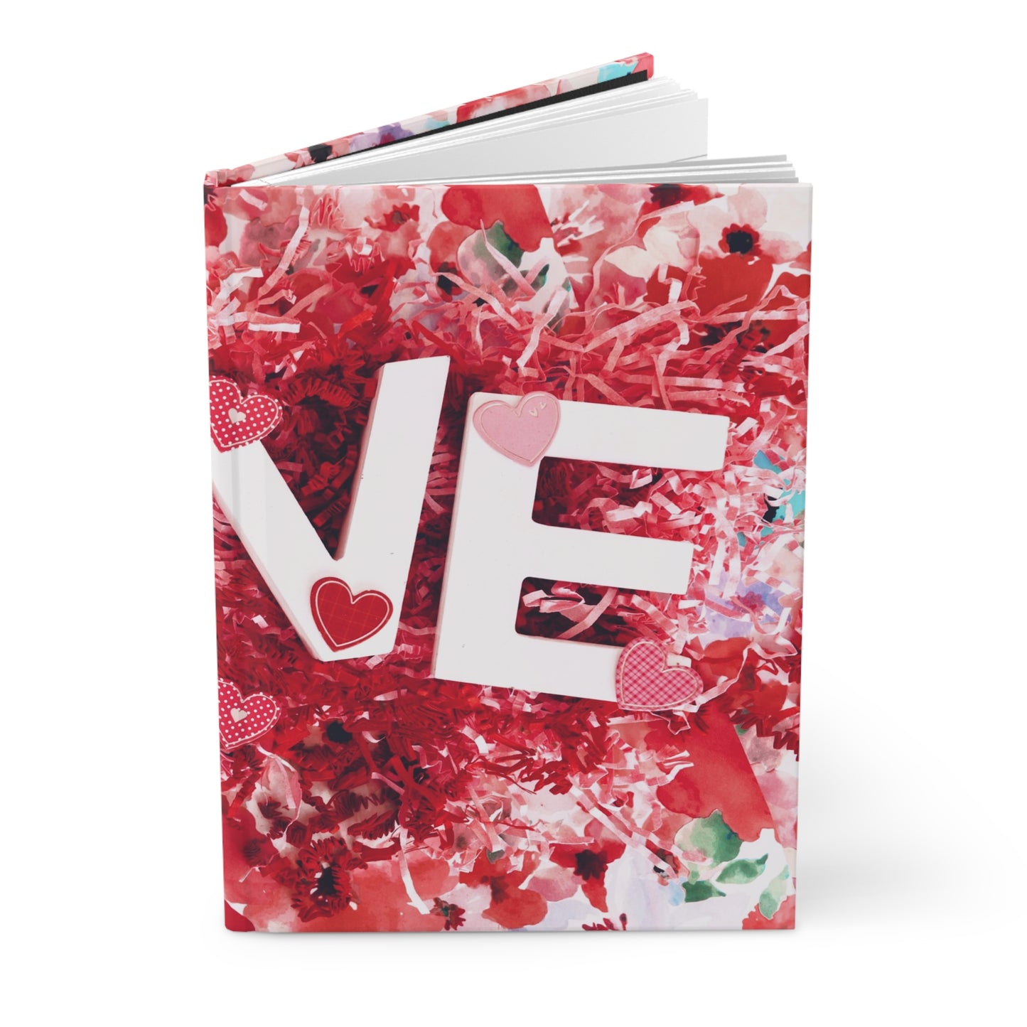 Love-Themed Hardcover Journal for Valentine’s Day