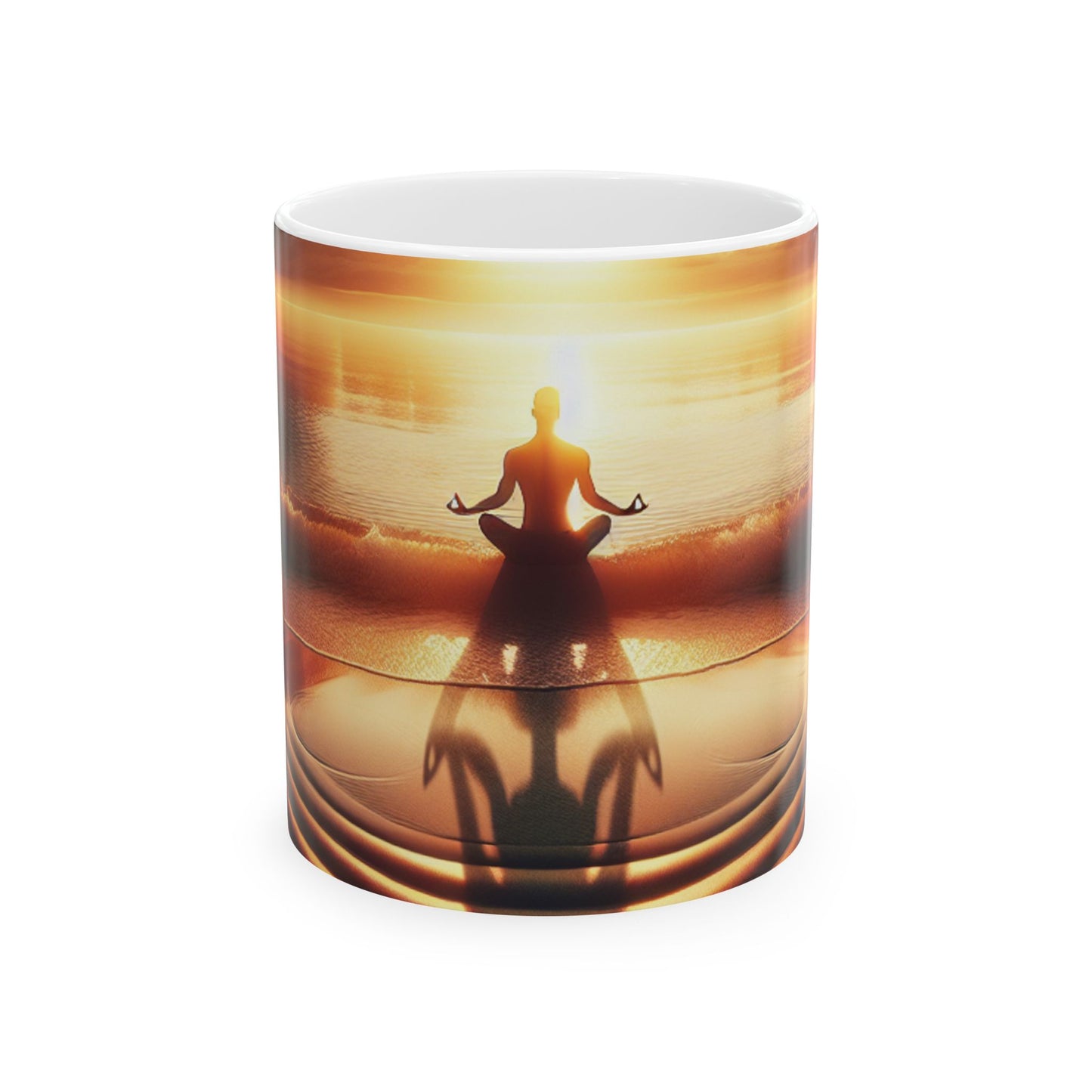 Yoga Sunset Mug, (11oz, 15oz)