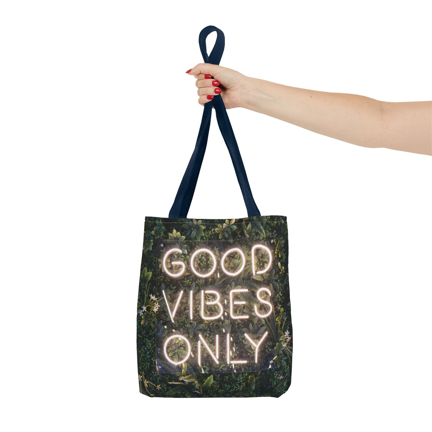 Good Vibes Only Tote Bag - Stylish Eco-Friendly Carryall for Positive Energy