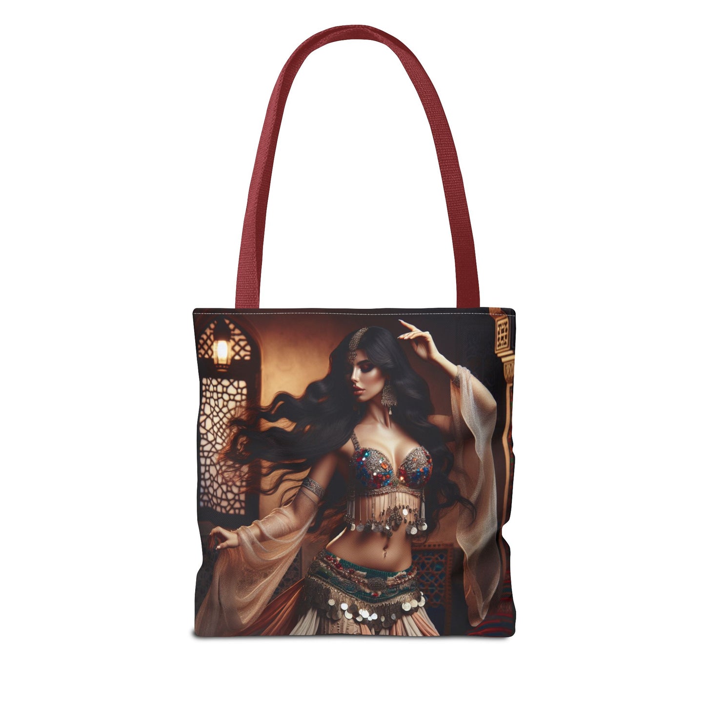 Bohemian Belly Dance Tote Bag - Stylish and Artistic Carryall for Festival Lovers