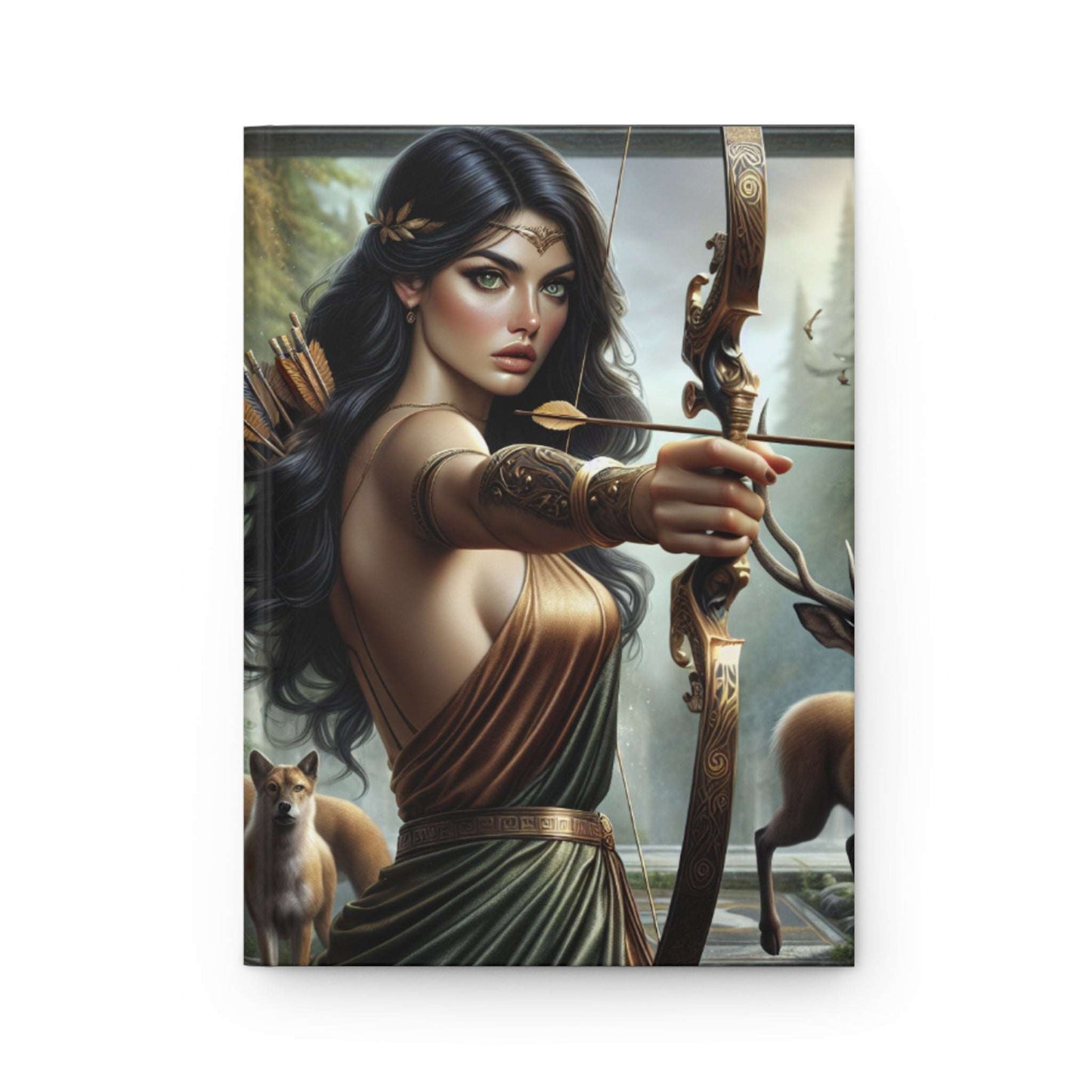 Mystical Archer Hardcover Journal - Ideal for Fantasy Enthusiasts