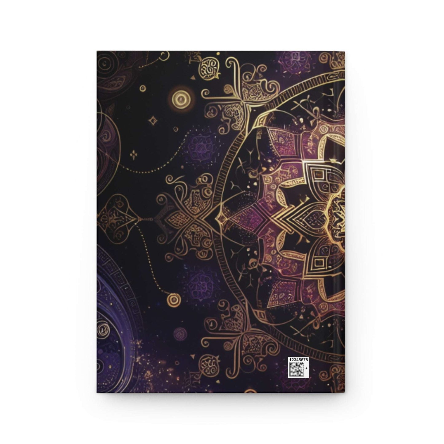 Mystical Gold Mandala Hardcover Journal | Perfect for Dreamers & Creatives