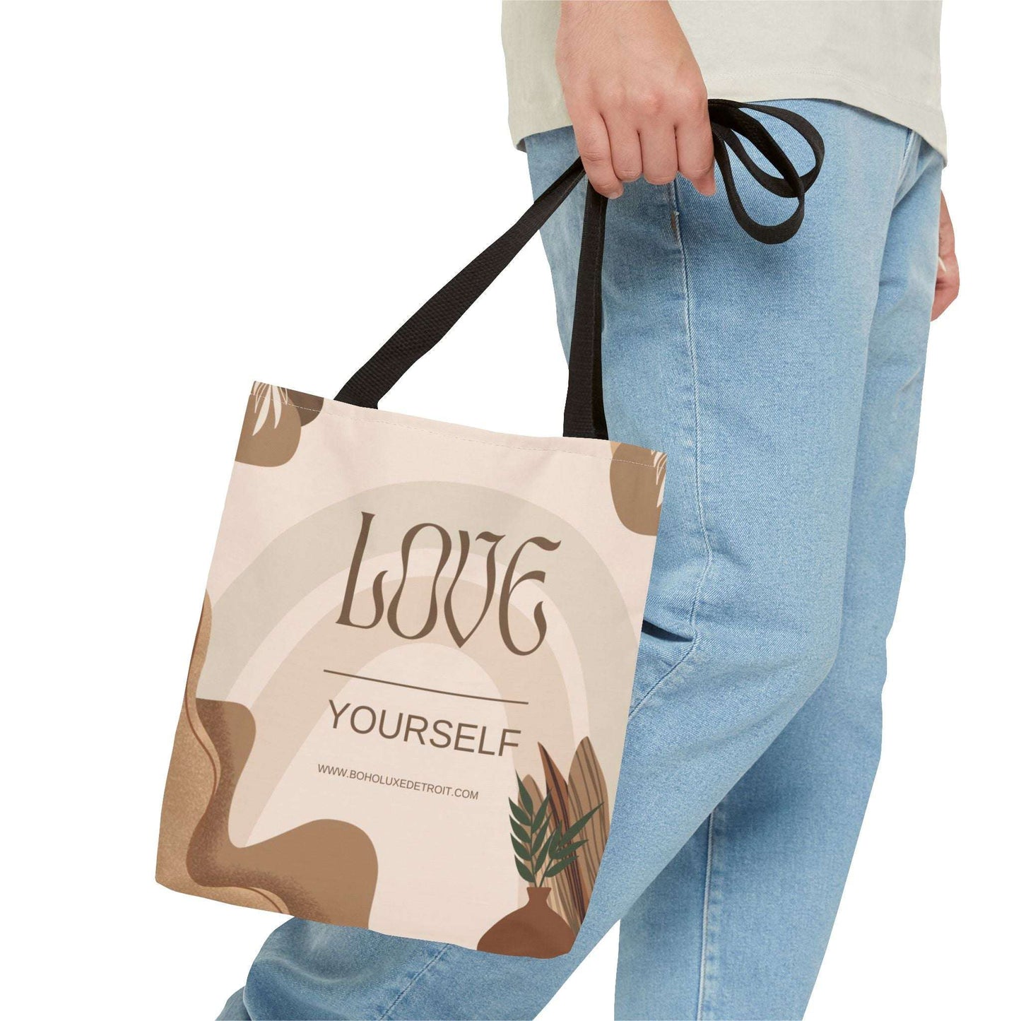 Love Yourself Eco-Friendly Tote Bag - Stylish and Inspirational Carryall