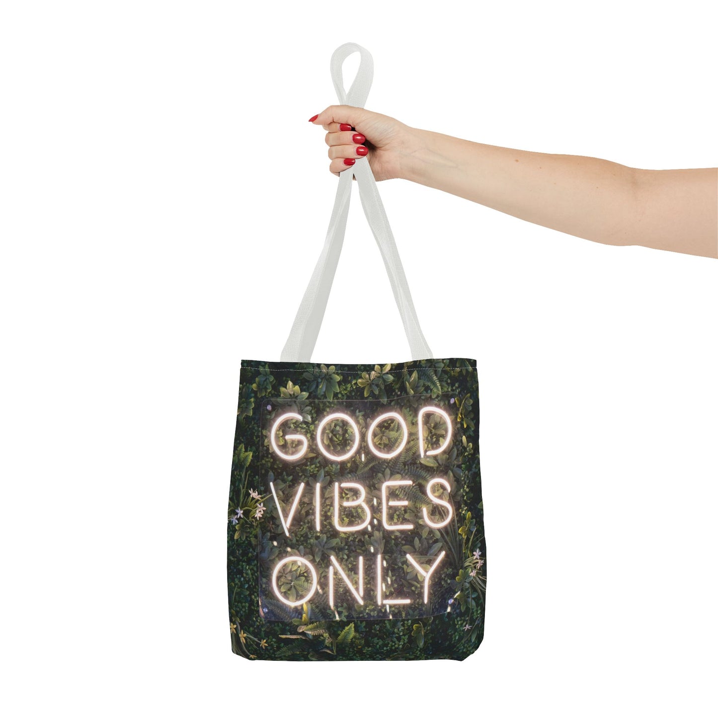 Good Vibes Only Tote Bag - Stylish Eco-Friendly Carryall for Positive Energy