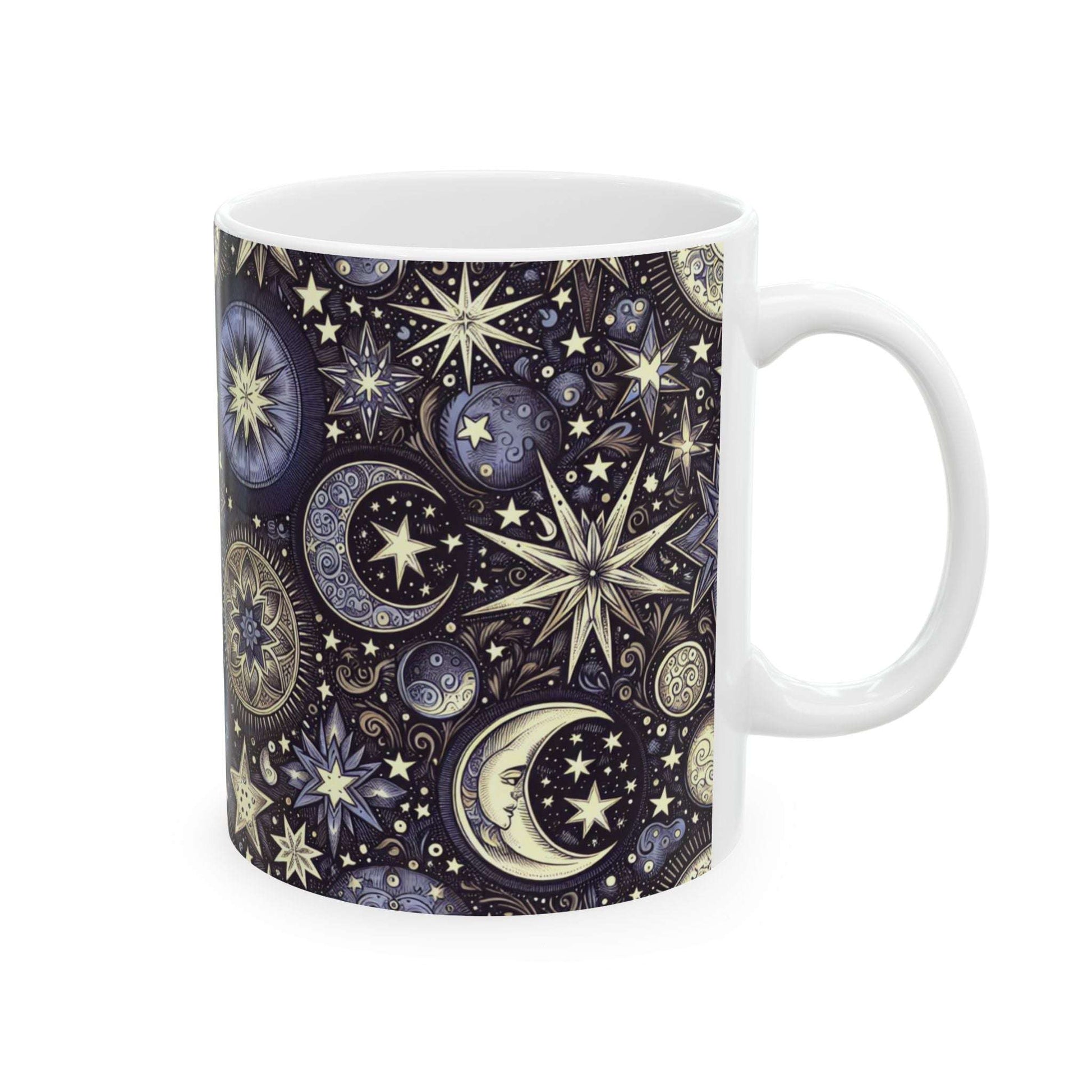 Celestial Design Ceramic Mug - 11oz