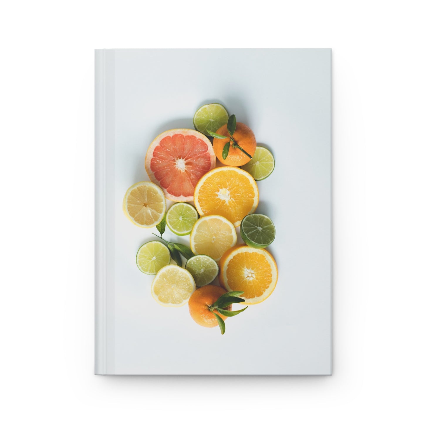 Citrus Vibes Hardcover Journal - Matte Finish for Fresh Ideas