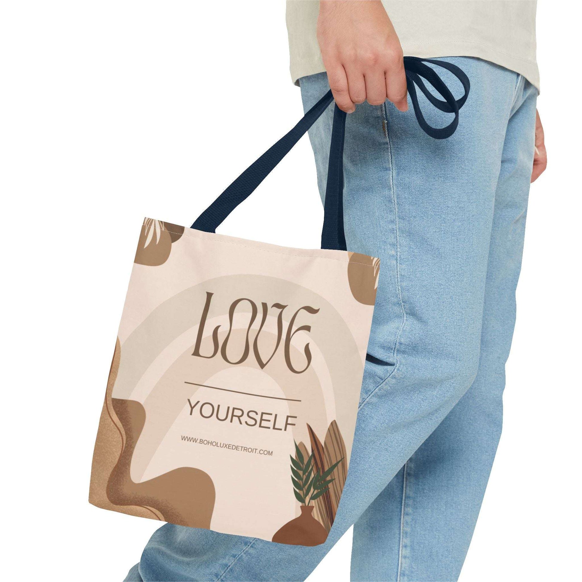 Love Yourself Eco-Friendly Tote Bag - Stylish and Inspirational Carryall