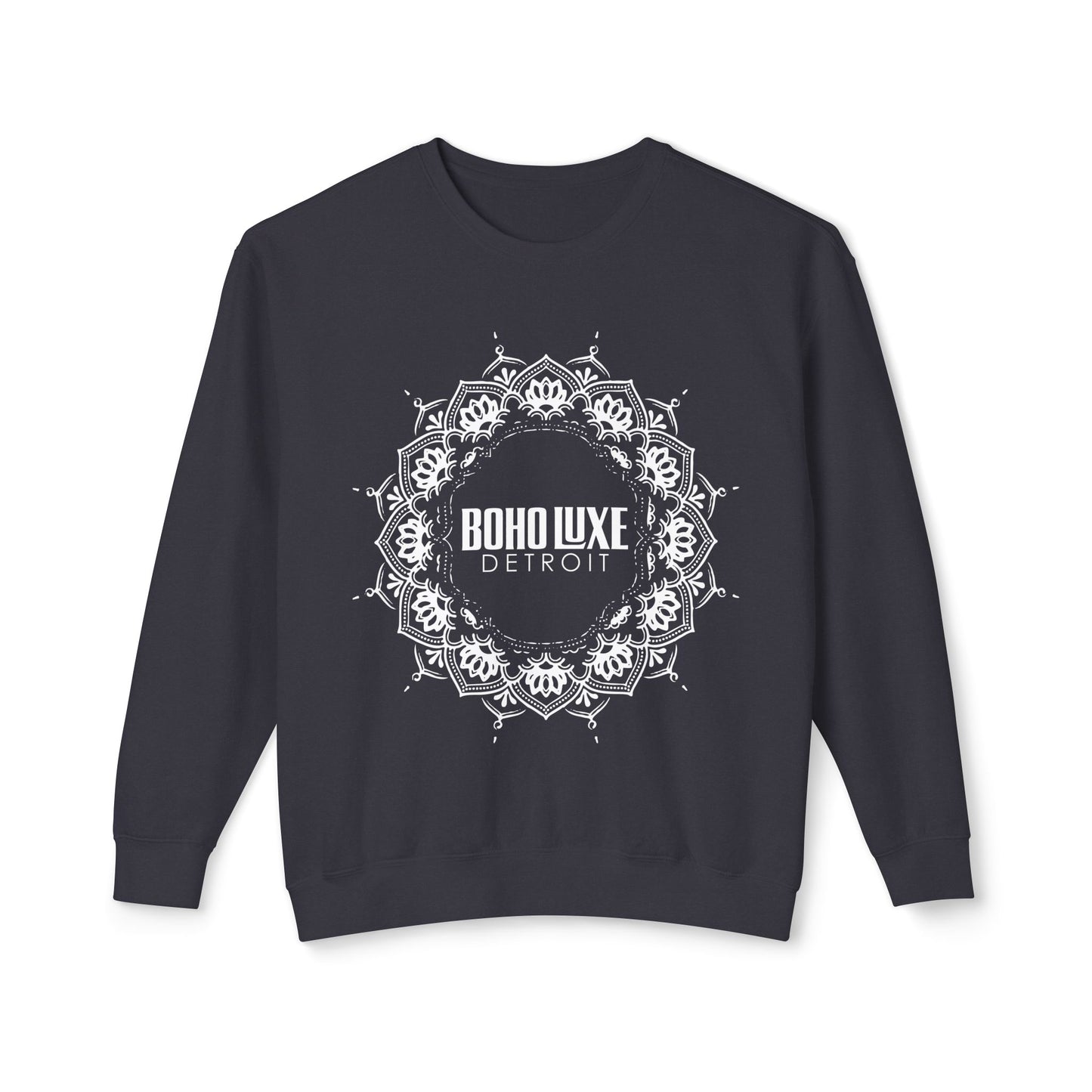 Boho Luxe Detroit Unisex Lightweight Crewneck Sweatshirt