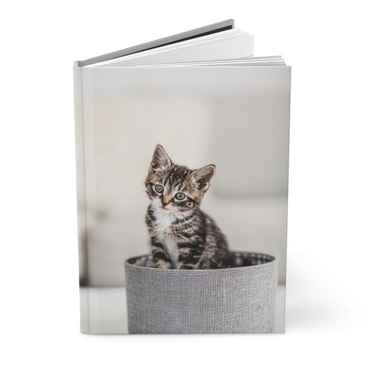 Cute Cat Hardcover Journal - Perfect for Pet Lovers & Creative Minds