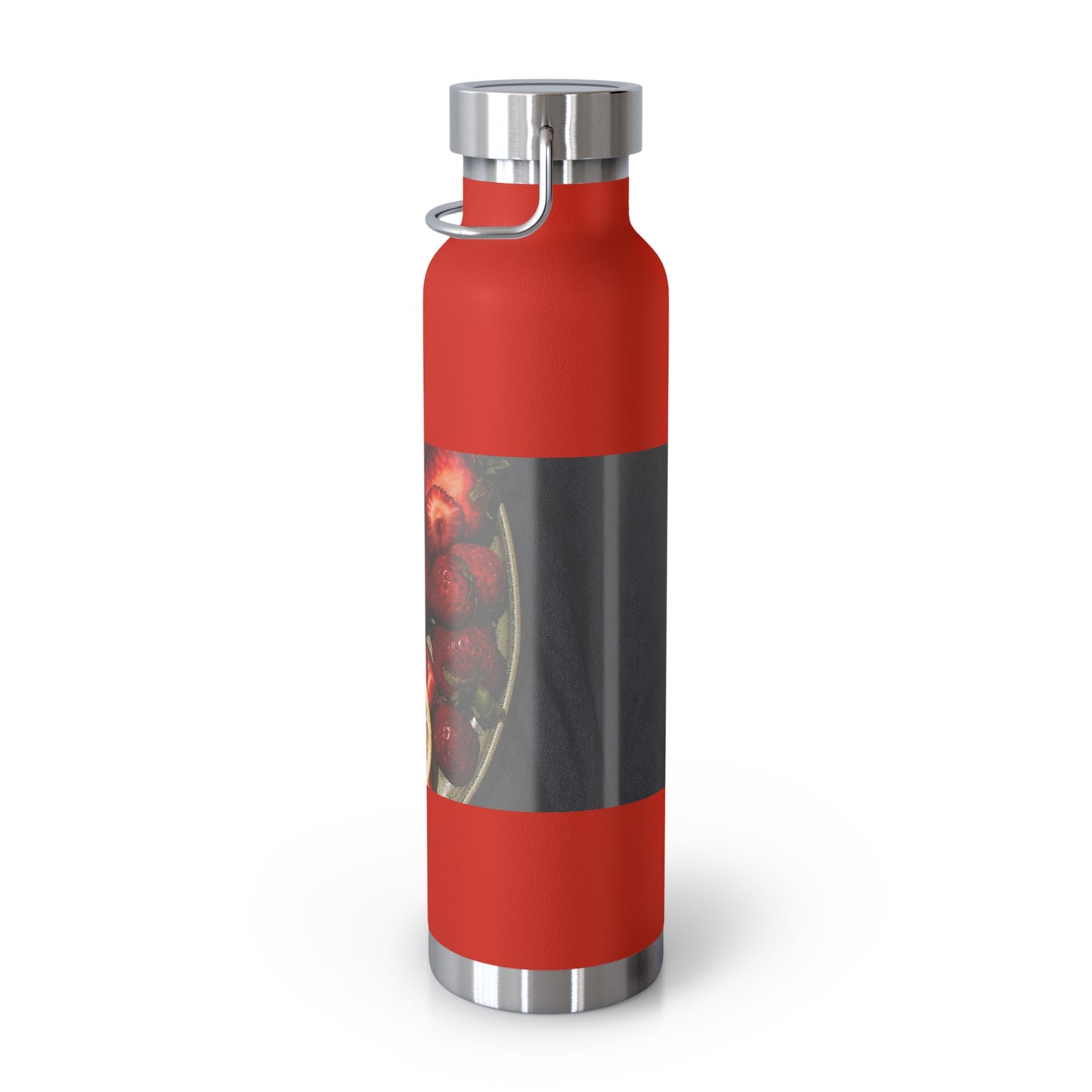 Fruit-Infused Copper Water Bottle - 22oz Insulated Hydration Companion