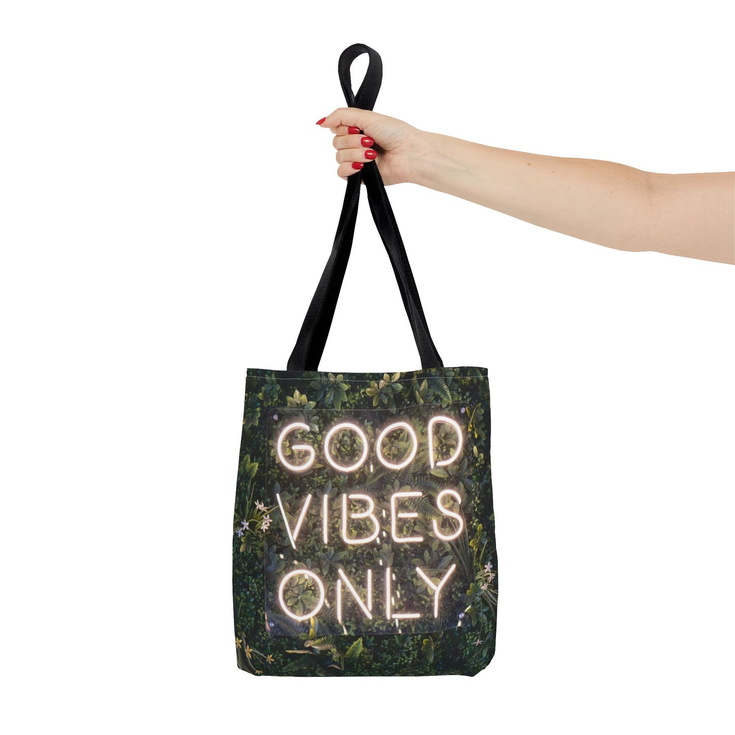 Good Vibes Only Tote Bag - Stylish Eco-Friendly Carryall for Positive Energy