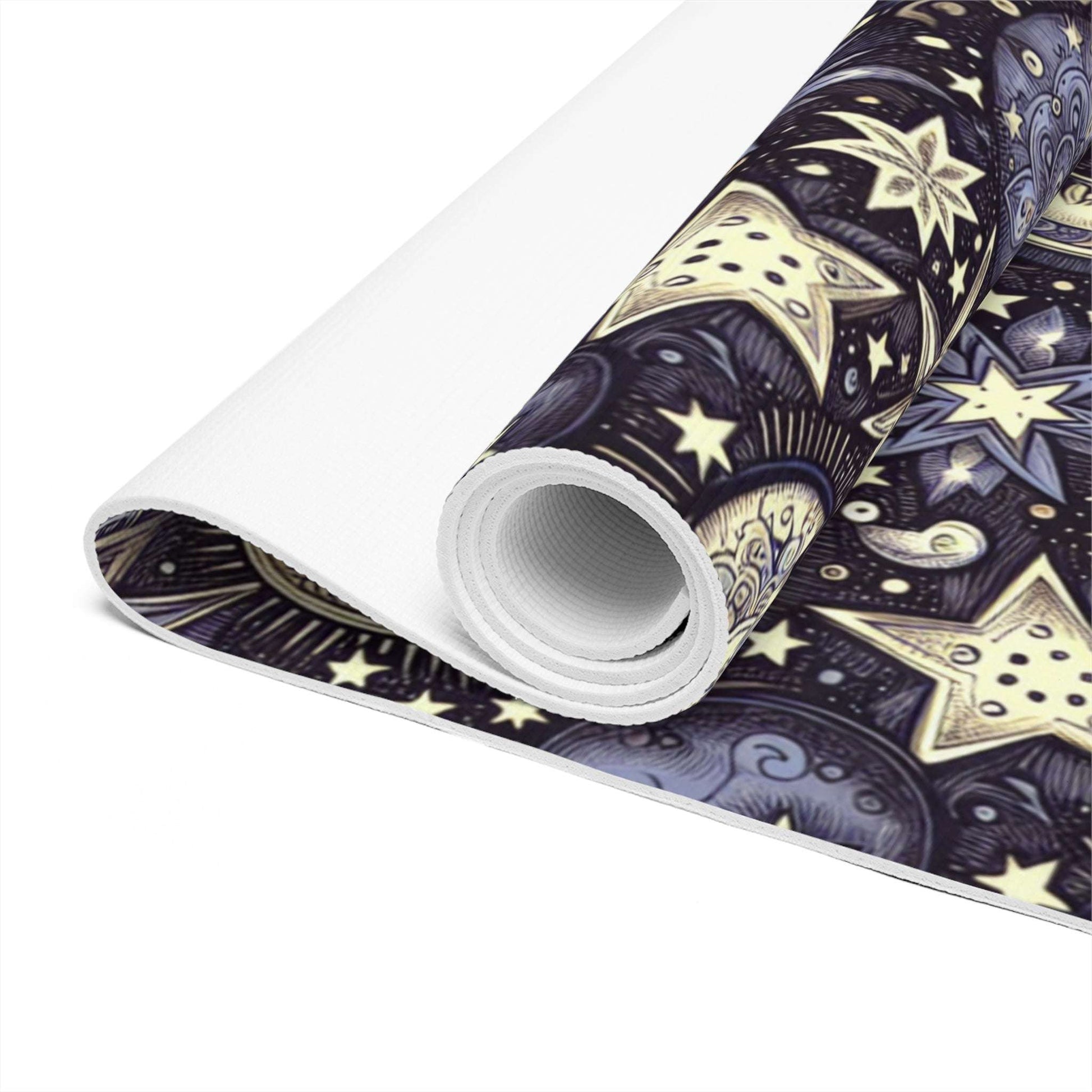 Cosmic Starry Foam Yoga Mat - Non-Slip Exercise Mat for Mindful Practice